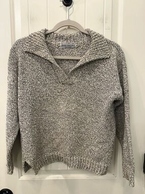 Peter England Nantucket Collared Knit Sweater Coastal Grandma
